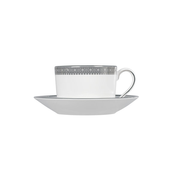 Vera Wang Lace Gold Coffee Cup with Saucer main image 0
